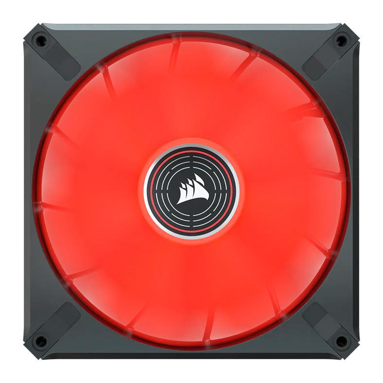 Ventoinha Corsair ML140 LED Elite, 140mm, LED Vermelho, CO-9050123-WW