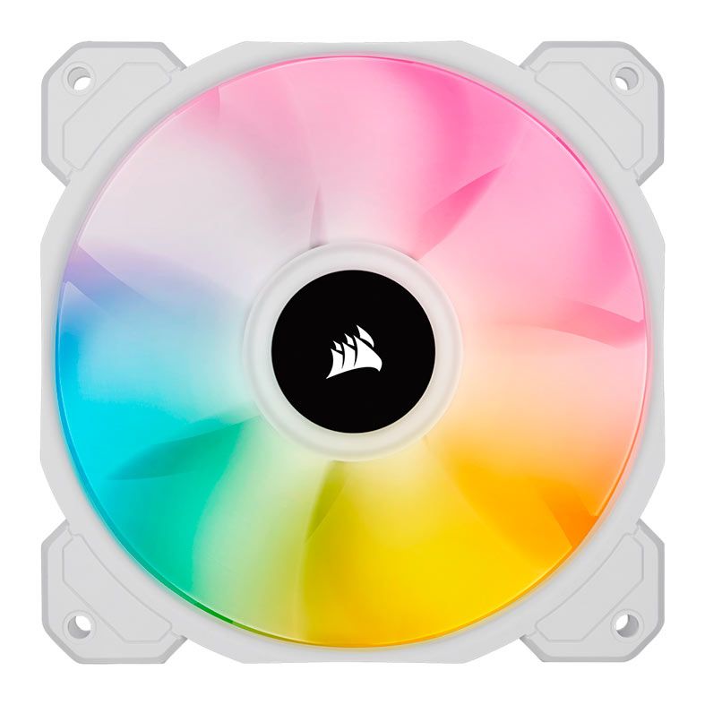 Kit Ventoinhas Corsair SP120 RGB Elite, 3x120mm, White, CO-9050137-WW