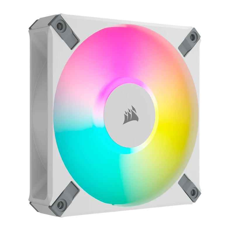 Ventoinha Corsair AF120 RGB Elite, 120mm, Branca, CO-9050157-WW