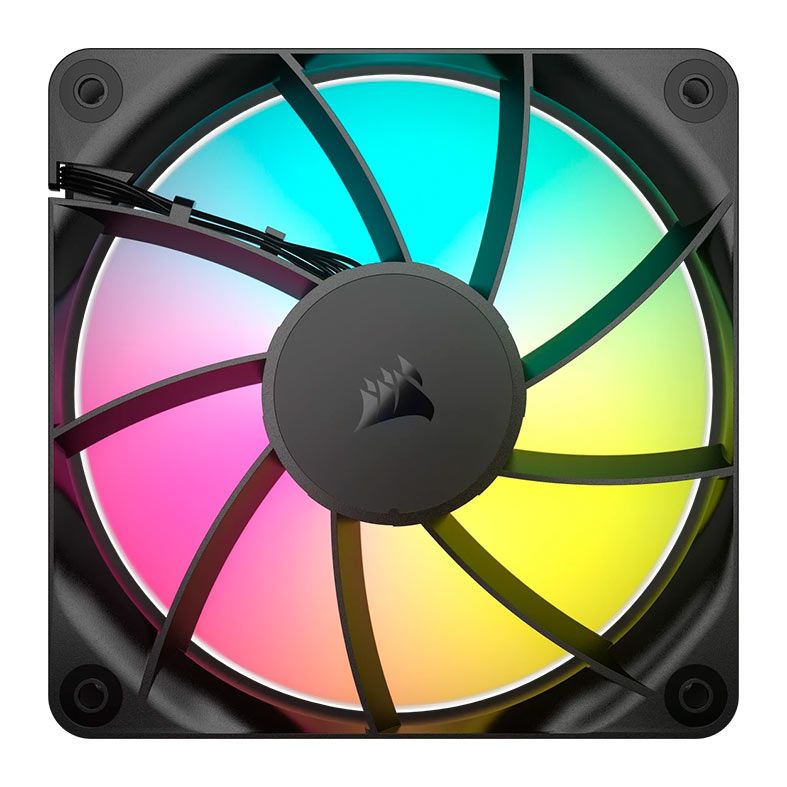Kit Ventoinhas Corsair RS120, ARGB, 3x120mm, Preto, CO-9050181-WW