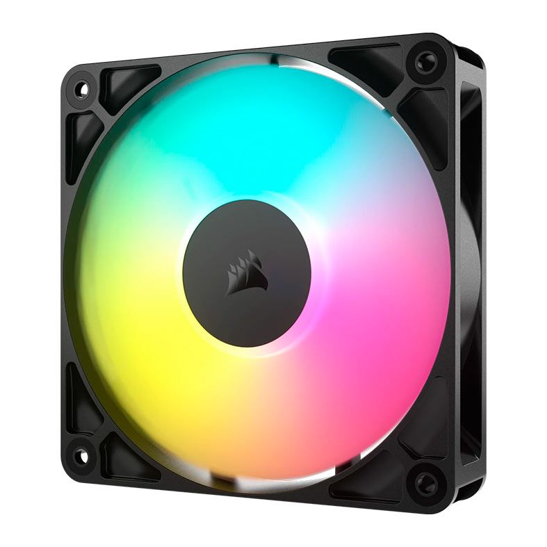 Kit Ventoinhas Corsair RS120, ARGB, 3x120mm, Preto, CO-9050181-WW