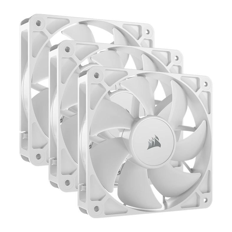 Kit Ventoinhas Corsair RS120, 3x120mm, Branco, CO-9050193-WW