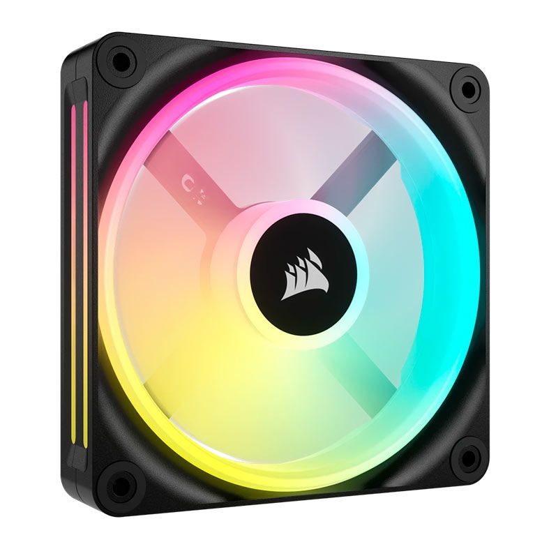 Ventoinha Corsair Icue Link QX120, RGB, 120mm, Preto, CO-9051001-WW