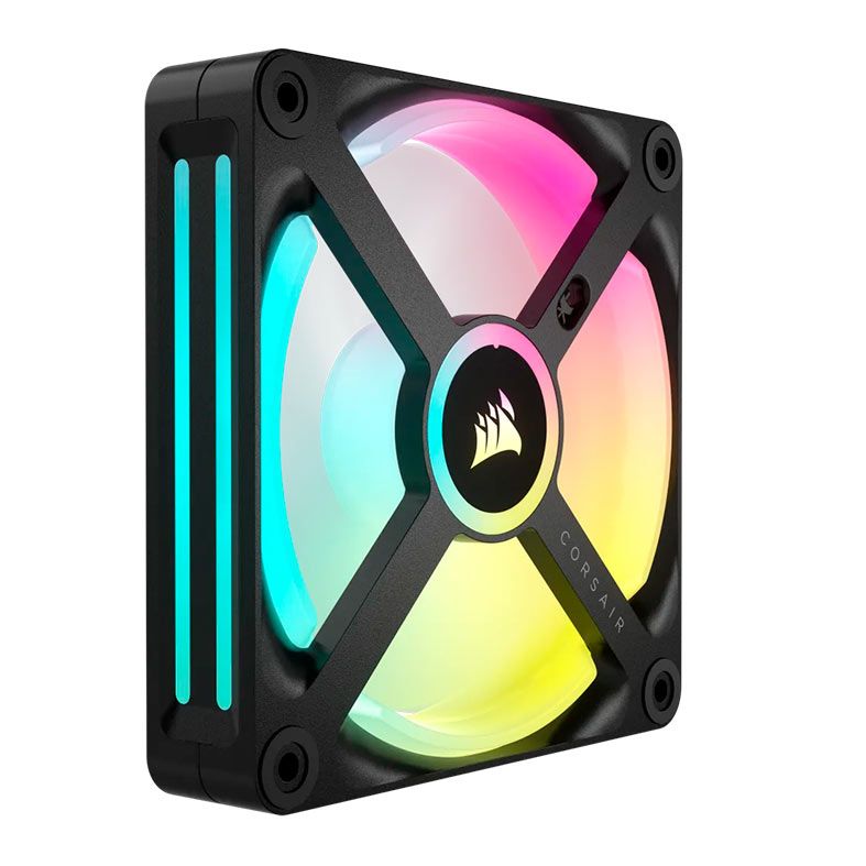 Ventoinha Corsair Icue Link QX120, RGB, 120mm, Preto, CO-9051001-WW