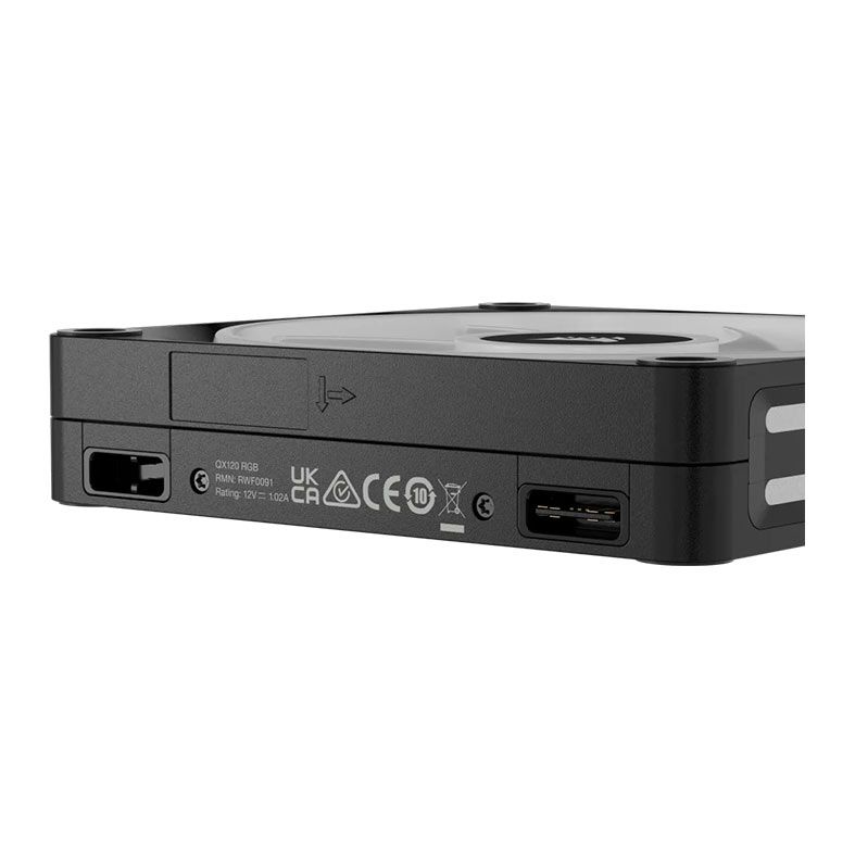 Ventoinha Corsair Icue Link QX120, RGB, 120mm, Preto, CO-9051001-WW