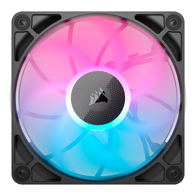 Ventoinha Corsair Icue Link RX120 Max, RGB, 120mm, Preto, CO-9051033-WW