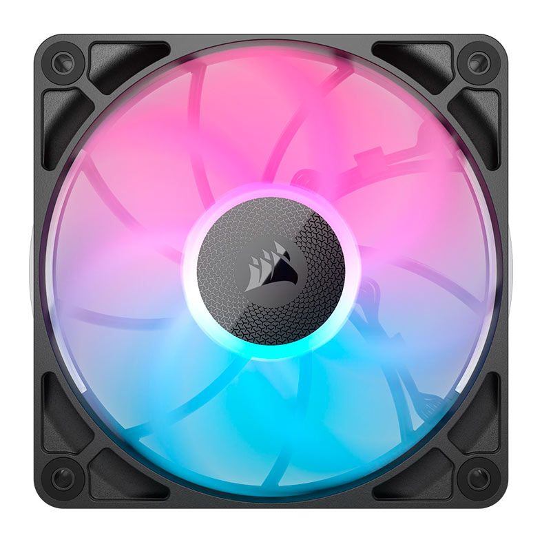 Kit Ventoinhas Corsair Icue Link RX120 Max, RGB, 3x120mm, Preto, CO-9051034-WW