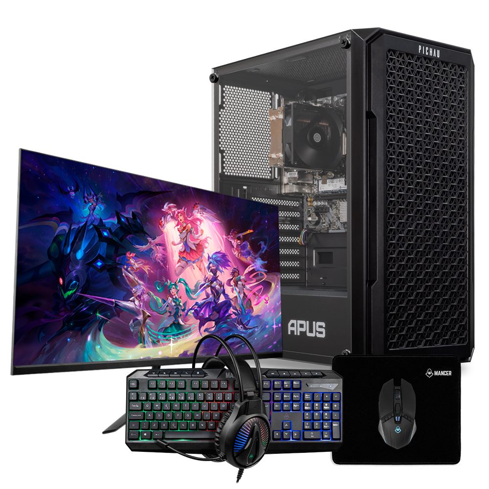 PC Gamer Completo Mancer Kvasir III, AMD Ryzen 7 5700G, 16GB DDR4