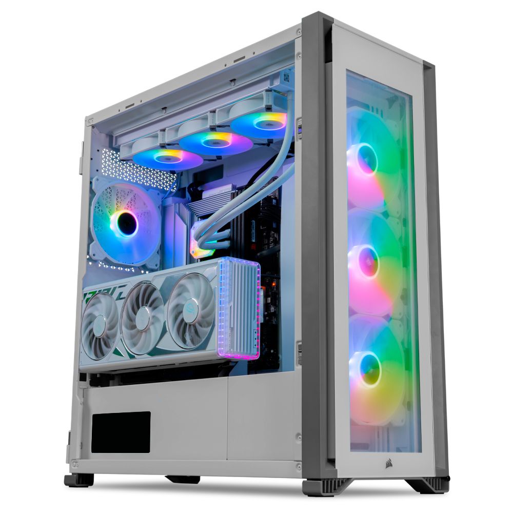 Quu　0903 PC Gamer Pichau Corsair iCue, AMD Ryzen 9 9950X3D, GeForce RTX