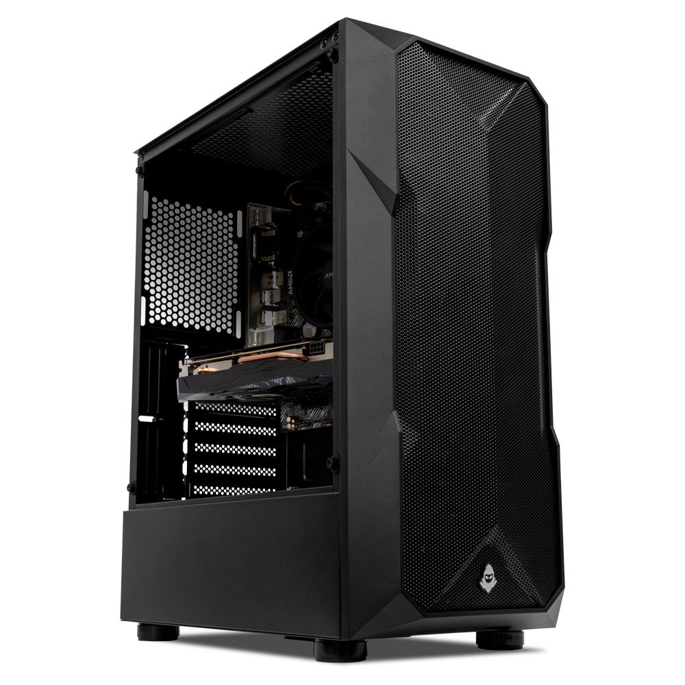 Computador Mancer Gamer Buer, AMD Ryzen 5 5600G, GeForce RTX 3050 8GB, 8GB DDR4, SSD M.2 240GB