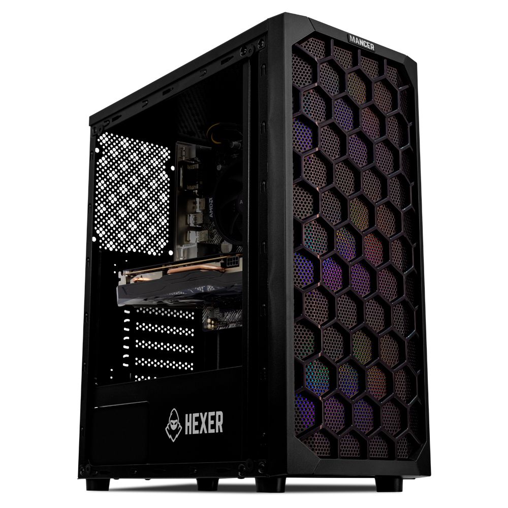 Computador Gamer Pichau Gamer Glauke, AMD Ryzen 5 4500, GeForce RTX 3060 12GB, 16GB DDR4, SSD M.2 480GB 