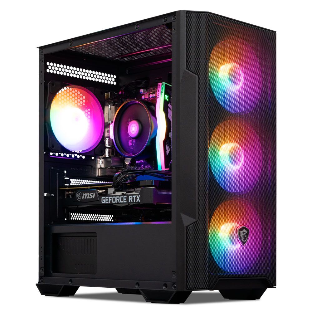 Computador Pichau Gamer MSI, AMD Ryzen 5 5600X, GeForce RTX 4060 8GB, 16GB DDR4, SSD M.2 480GB