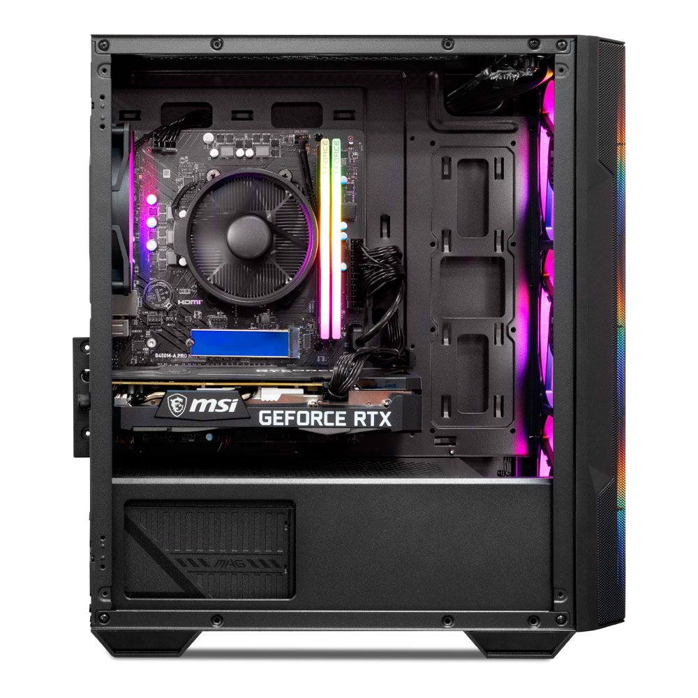 Computador Pichau Gamer MSI, AMD Ryzen 5 5600X, GeForce RTX 4060 8GB, 16GB DDR4, SSD M.2 480GB