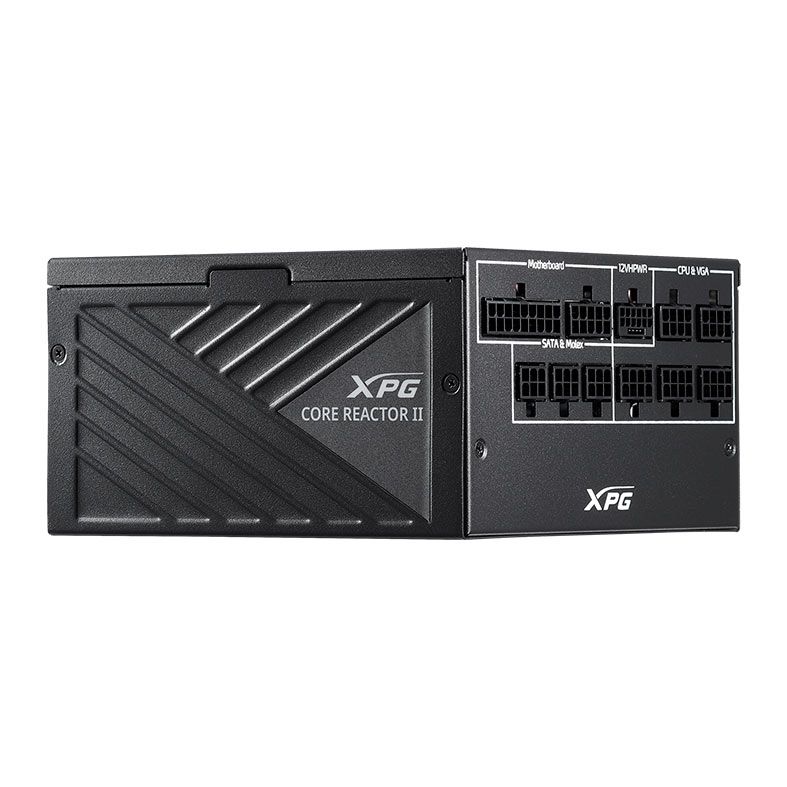Fonte XPG Core Reactor II, 1200W, ATX 3.0, Full-Modular, 80 Plus Gold, Preto, COREREACTORII1200G-BKCBR