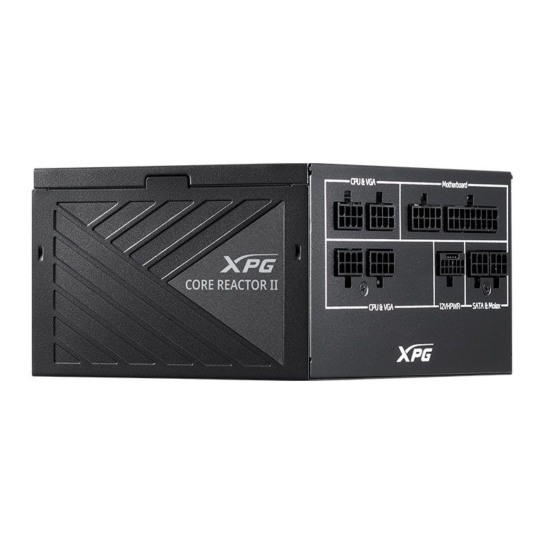 Fonte XPG Core Reactor II, 650W, Full-Modular, 80 Plus Gold, Preto, COREREACTORII650G-BKCBR