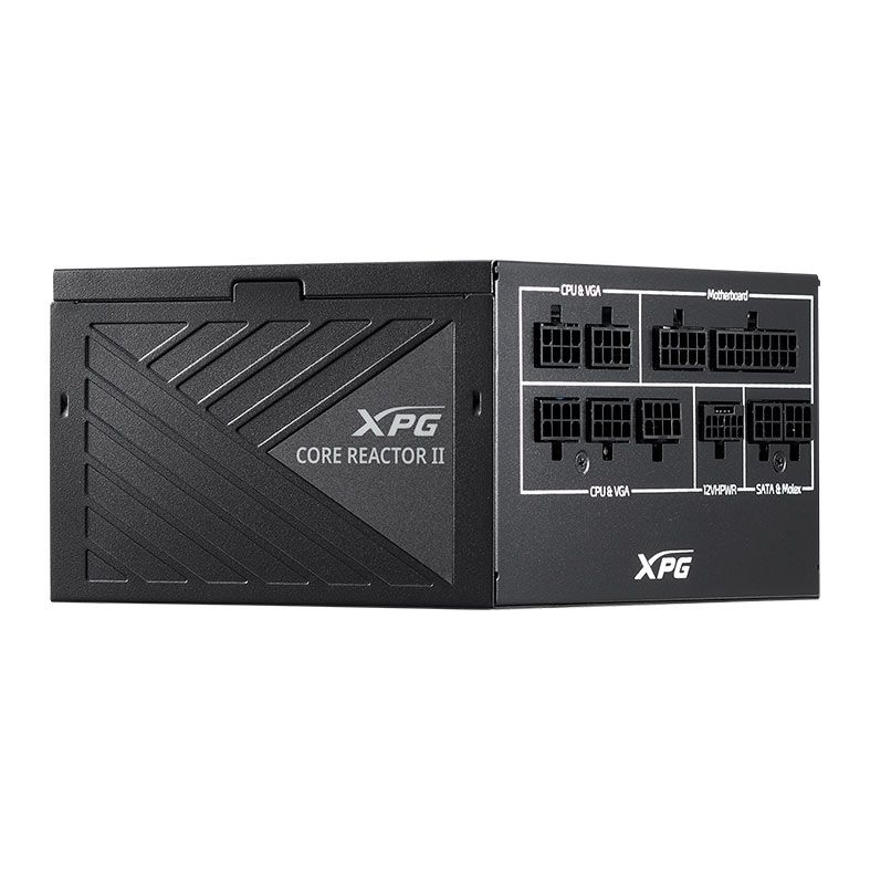 Fonte XPG Core Reactor II, 850W, Full-Modular, 80 Plus Gold, Preto, COREREACTORII850G-BKCBR
