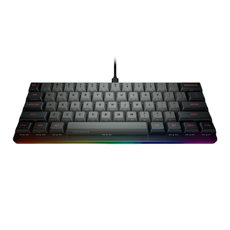 Teclado Mecanico Cougar Puri Mini, RGB, Switch Vermelho, COUGAR-PURI-MINI