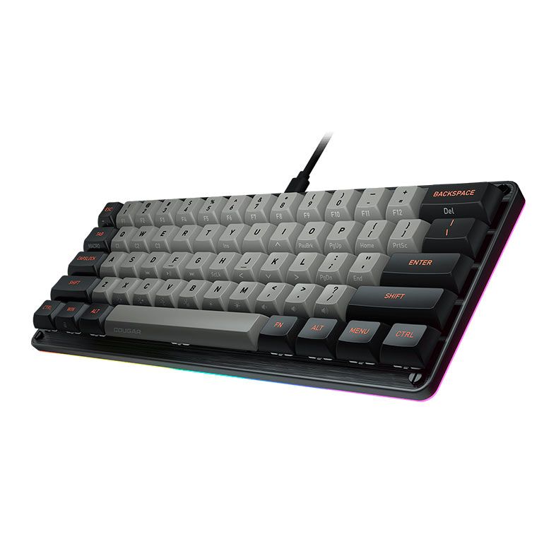 Teclado Mecanico Cougar Puri Mini, RGB, Switch Vermelho, COUGAR-PURI-MINI