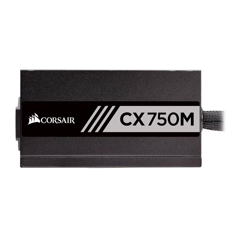 Fonte Corsair CX750M 750W Certificado 80 Plus Bronze PFC Ativo Semi Modular, CP-9020061-BR