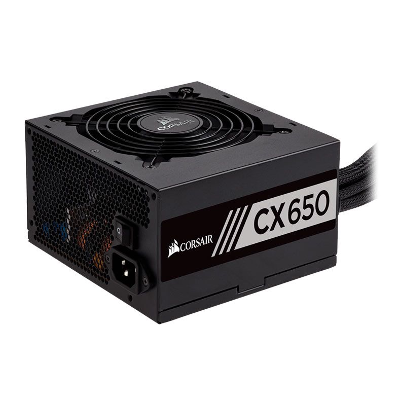 Fonte Corsair CX Series CX650, 650W, 80 Plus Bronze, Preta, CP-9020122-NA