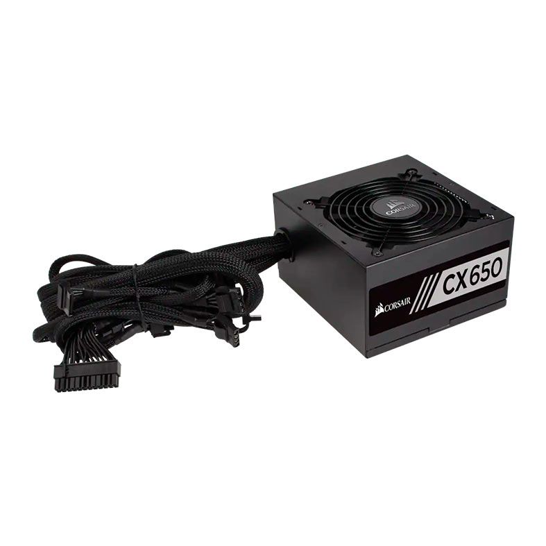 Fonte Corsair CX Series CX650, 650W, 80 Plus Bronze, Preta, CP-9020122-NA