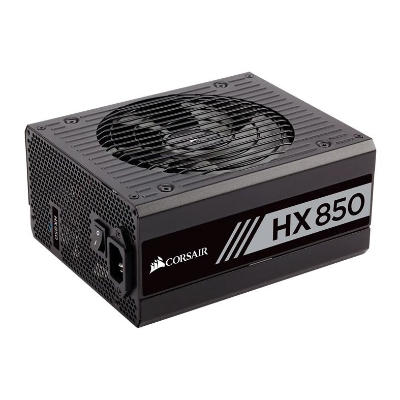 Fonte Corsair HX850, 850W, Full Modular, 80 Plus Platinum, Preta, CP-9020138-NA