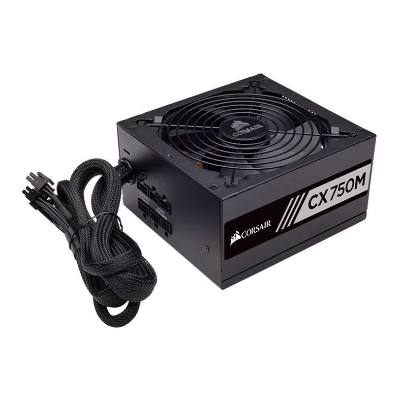 Fonte Corsair CX750M V2, 750W, Semi Modular, 80 Plus Bronze, CP-9020154-NA