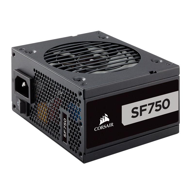 Fonte Corsair SF Series SF750, 750W, Full Modular, Platinum 80 Plus, Preta, CP-9020186-WW