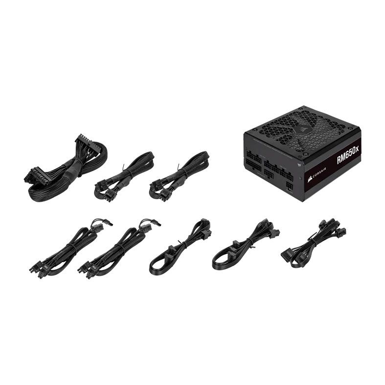 Fonte Corsair RM650x, 650W, 80 Plus Gold, CP-9020198-NA