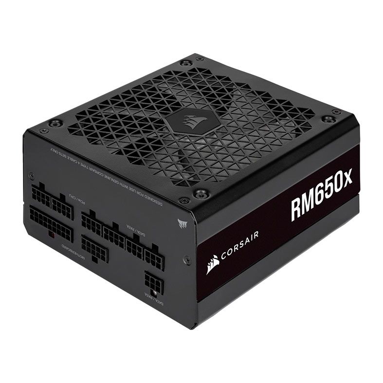 Fonte Corsair RMx Series RM650x, 650W, Full Modular, 80 Plus Gold, Black, CP-9020198-WW