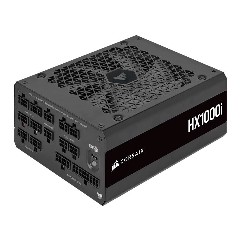 Fonte Corsair HX1000i, Full Modular, 80 Plus Platinum, Preta, CP-9020214-WW