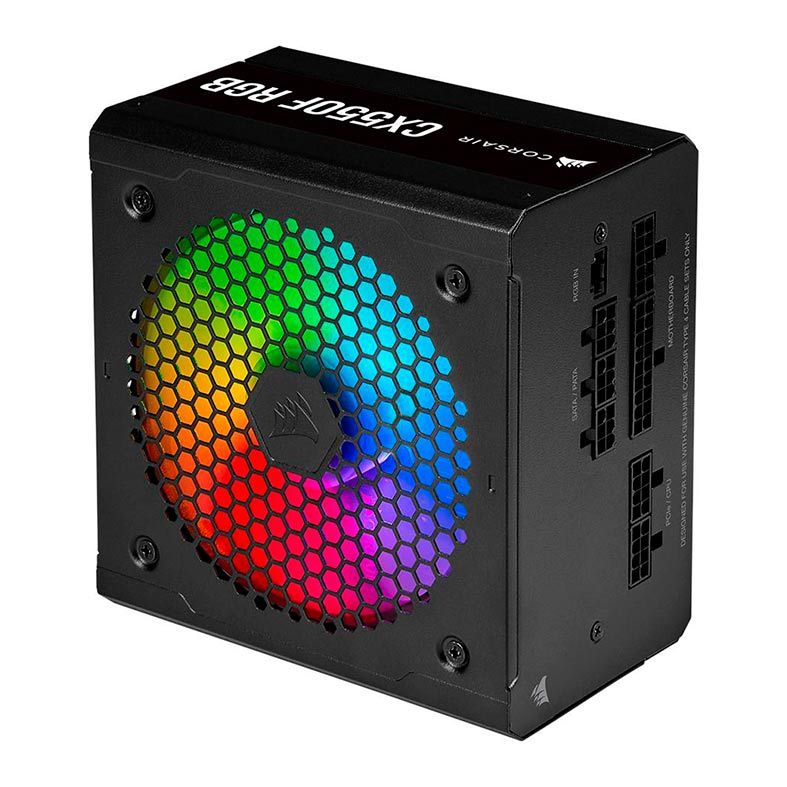 Fonte Corsair CX-F RGB Series CX550F RGB Full Modular 80 Plus Bronze, CP-9020216-BR