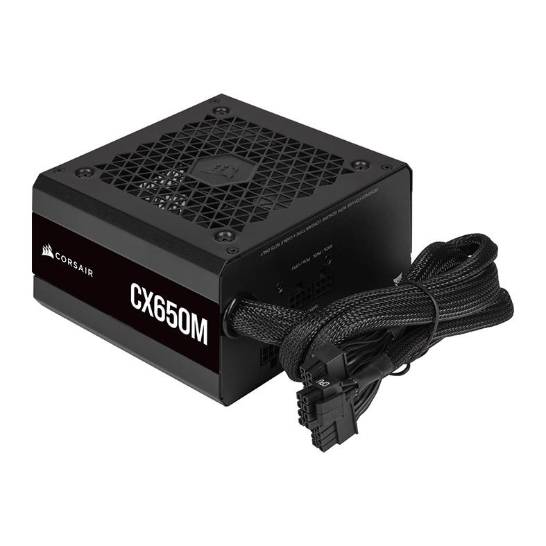 Fonte Corsair CX-M Series CX650M, 650W, Semi Modular, 80 Plus Bronze, Black, CP-9020221
