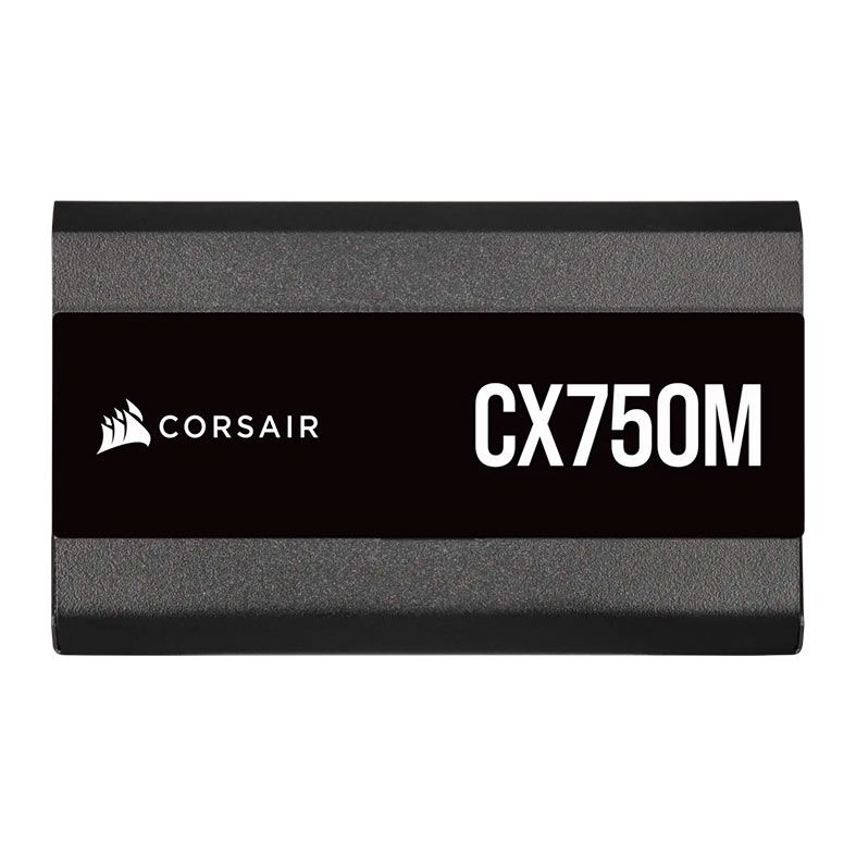 Fonte Corsair CX750M, 750W, Semi-Modular, 80 Plus Bronze, Preta, CP-9020222-NA