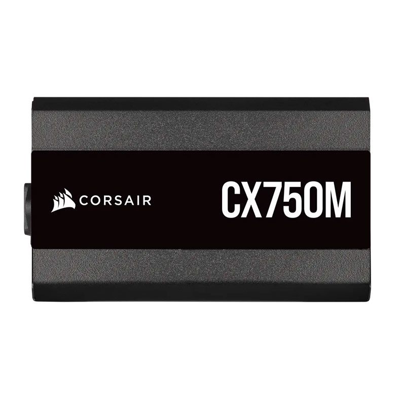 Fonte Corsair CX750M, 750W, Semi-Modular, 80 Plus Bronze, Preta, CP-9020222-NA