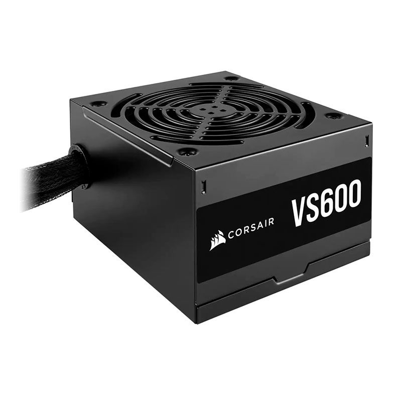 Fonte Corsair VS Series VS600, 600W, 80 Plus White, Preta, CP-9020224-NA