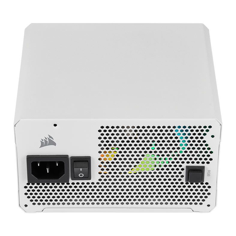 Fonte Corsair CX-F RGB Series CX650F RGB, 650W, Full Modular, 80 Plus Bronze, White, CP-9020226-BR