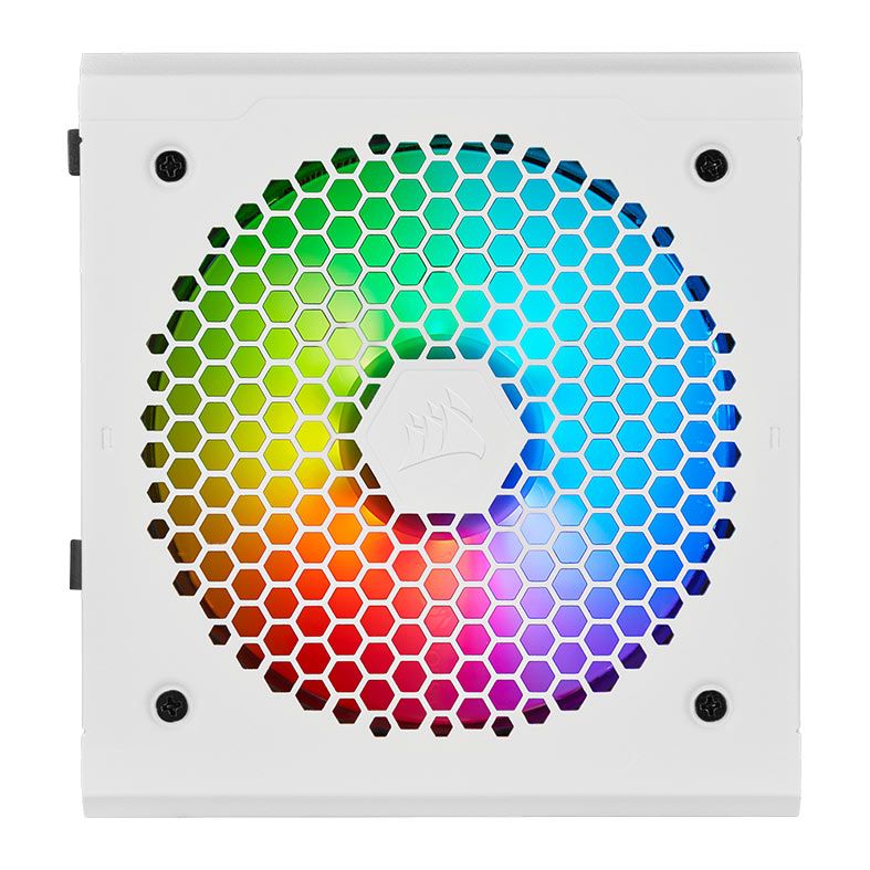 Fonte Corsair CX-F RGB Series CX650F RGB, 650W, Full Modular, 80 Plus Bronze, White, CP-9020226-BR
