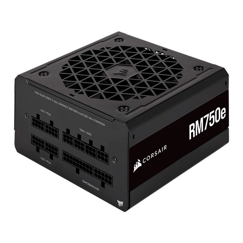 Fonte Corsair RM750e, Full Modular, 80 Plus Gold, Preta, CP-9020248-WW