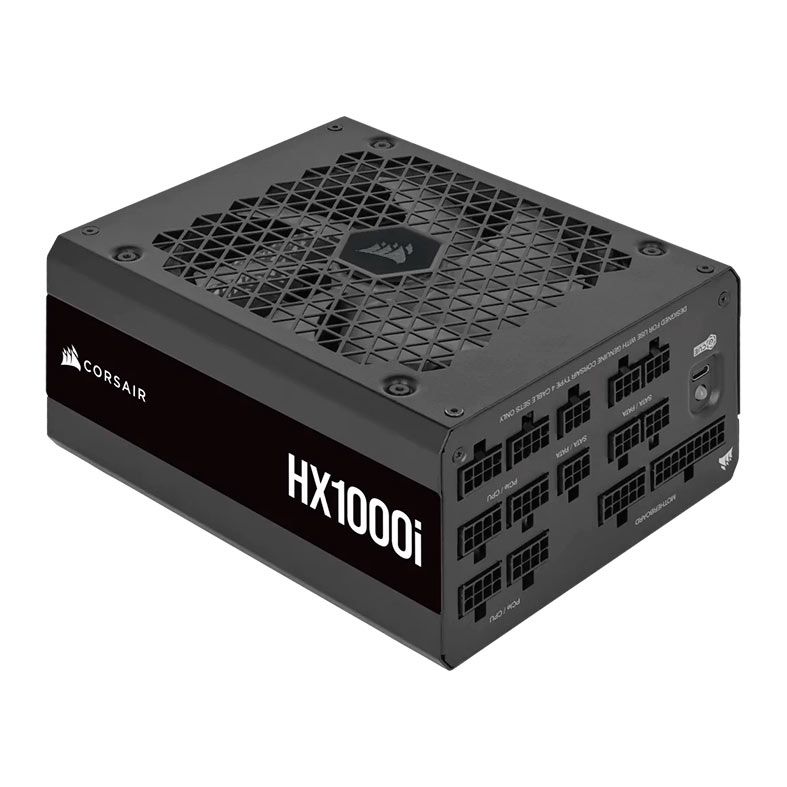 Fonte Corsair HX1000i, 1000W, Full Modular, 80 Plus Platinum, Preta, CP-9020259-WW