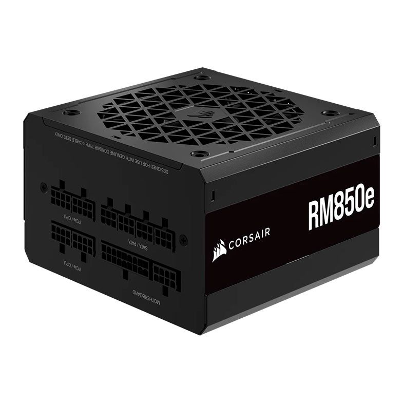 Fonte Corsair RM850e, 850W, Full-Modular, 80 Plus Gold, Preto, CP-9020263-WW