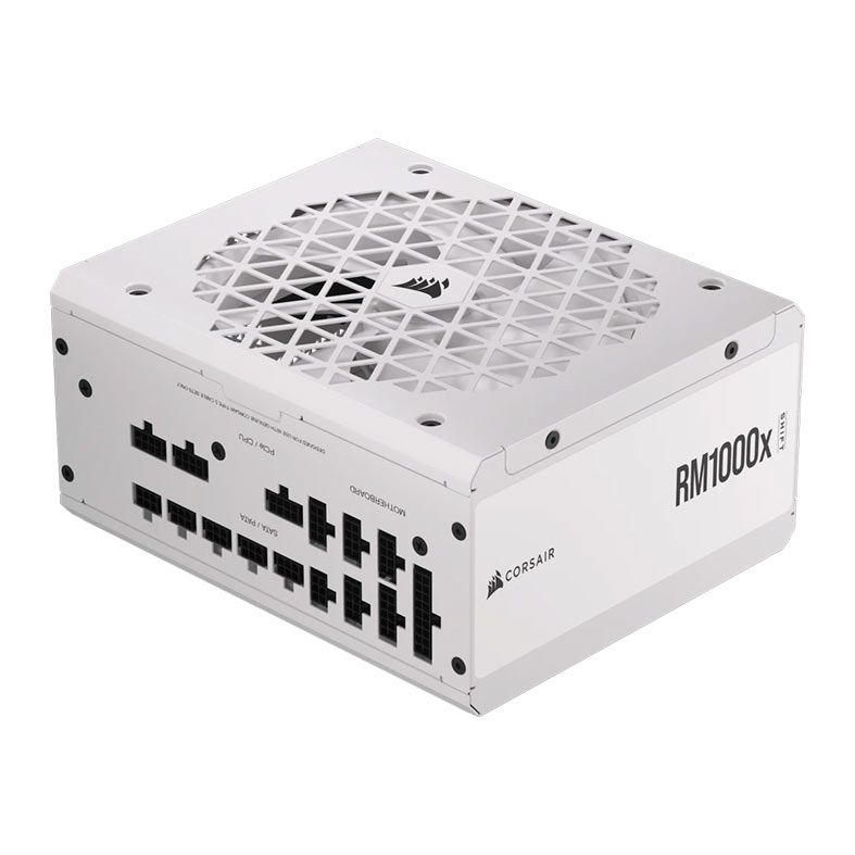 Fonte Corsair RM1000x Shift, 1000W, Full-Modular, 80 Plus Gold, Branco, CP-9020275-BR