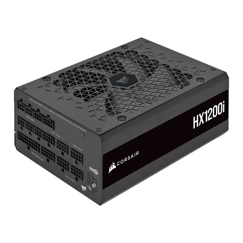 Fonte Corsair HX1200i, 1200W, Full-Modular, 80 Plus Platinum, PCIe 5.1, Preto, CP-9020281-BR