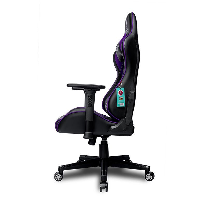 Cadeira Gamer Delux Copa do Mundo MT-2000 BP1, Preto e Roxo, CP-CH-9002