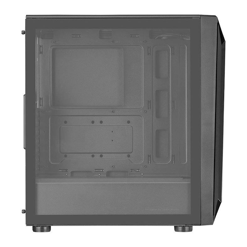 Gabinete Gamer Cooler Master CP 510, ARGB, Mid-Tower, Lateral de Vidro, Com 3 Fans, Preto, CP510-KGNN-S02