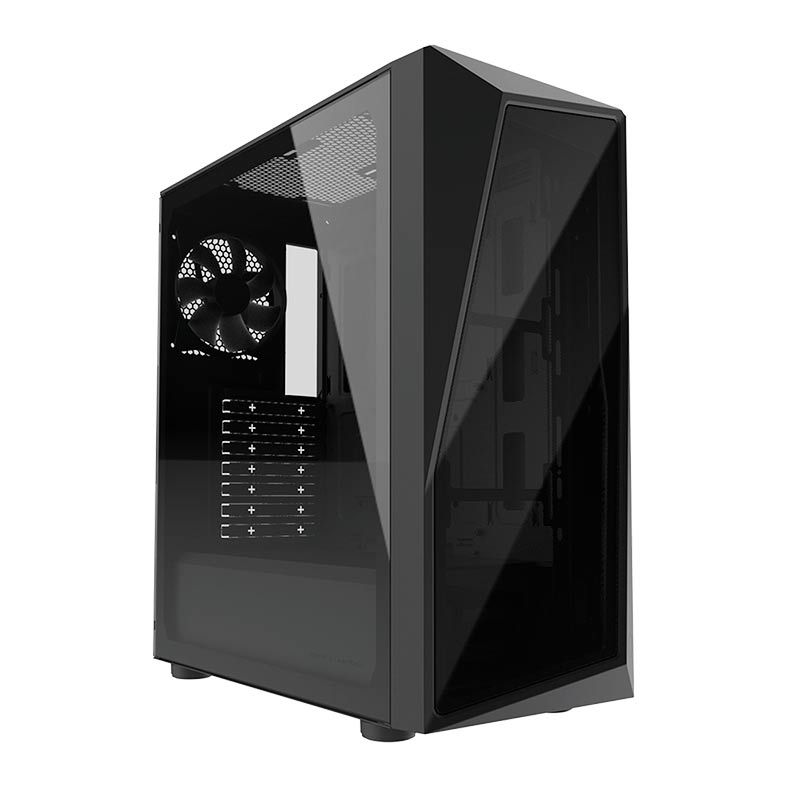 Gabinete Gamer Cooler Master CMP 520L, Lateral de Vidro, Com 1 Fans, Preto, CP520-KGNN-S03