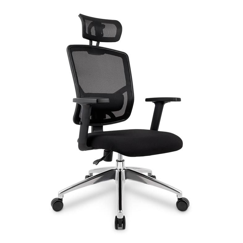 Cadeira Pichau Office E400-BL Preta, CPO-E400-BL
