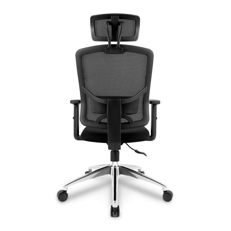 Cadeira Pichau Office E400-BL Preta, CPO-E400-BL