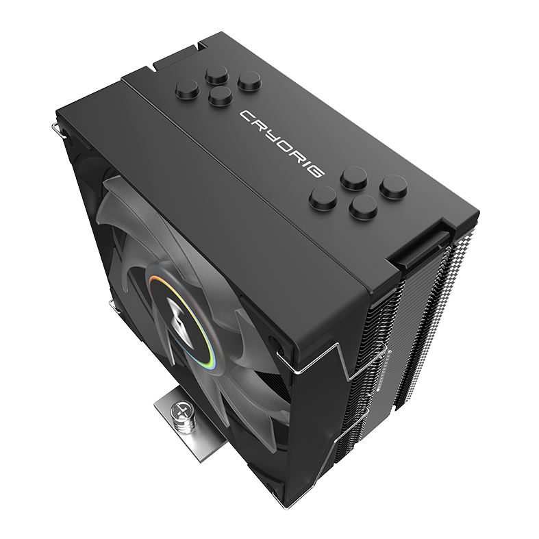Cooler Para Processador Cryorig CR4S, ARGB, 120mm, Preto, CR4S-BK