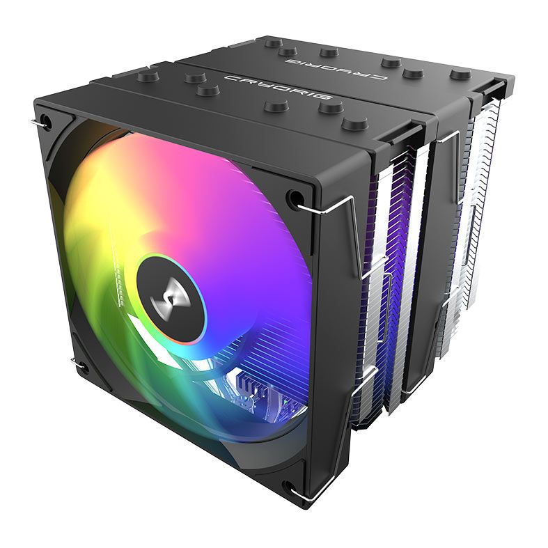 Cooler Para Processador Cryorig CR6S, ARGB, 120mm, Preto, CR6S-BK